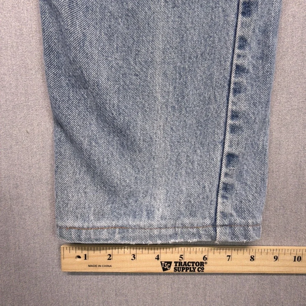 VTG 90s Levi's 505 Blue Straight Jeans Mens 34x30 (Fits 32x27) Made in USA